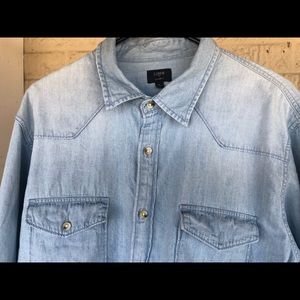 J.Crew men’s XL Denim Shirt
